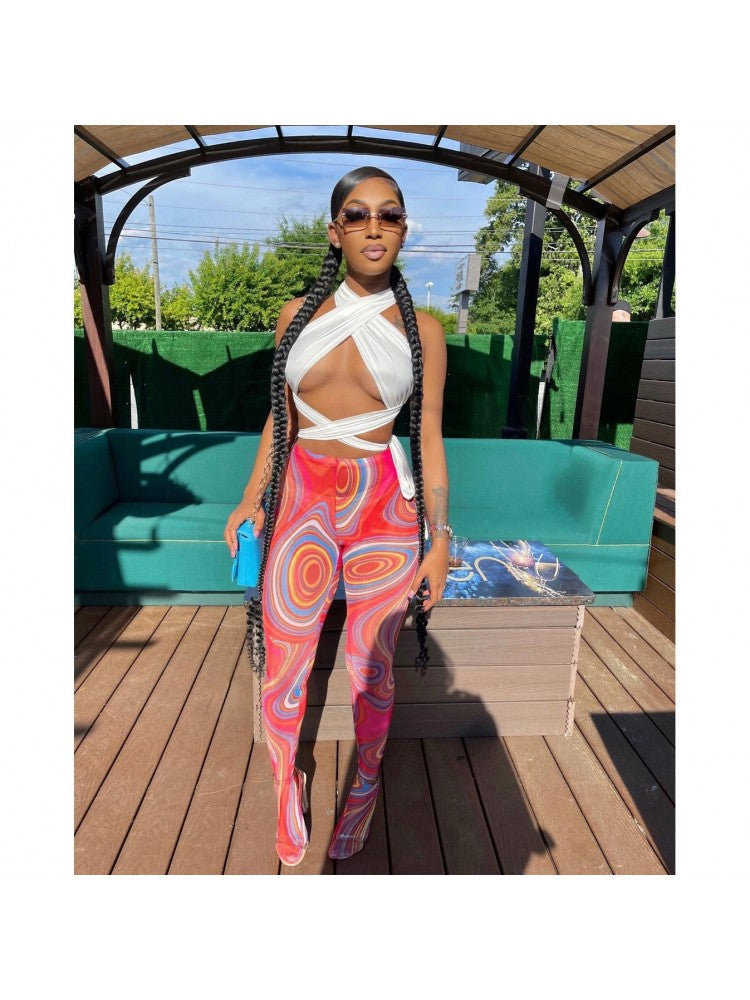 Illusion High Waist Pants