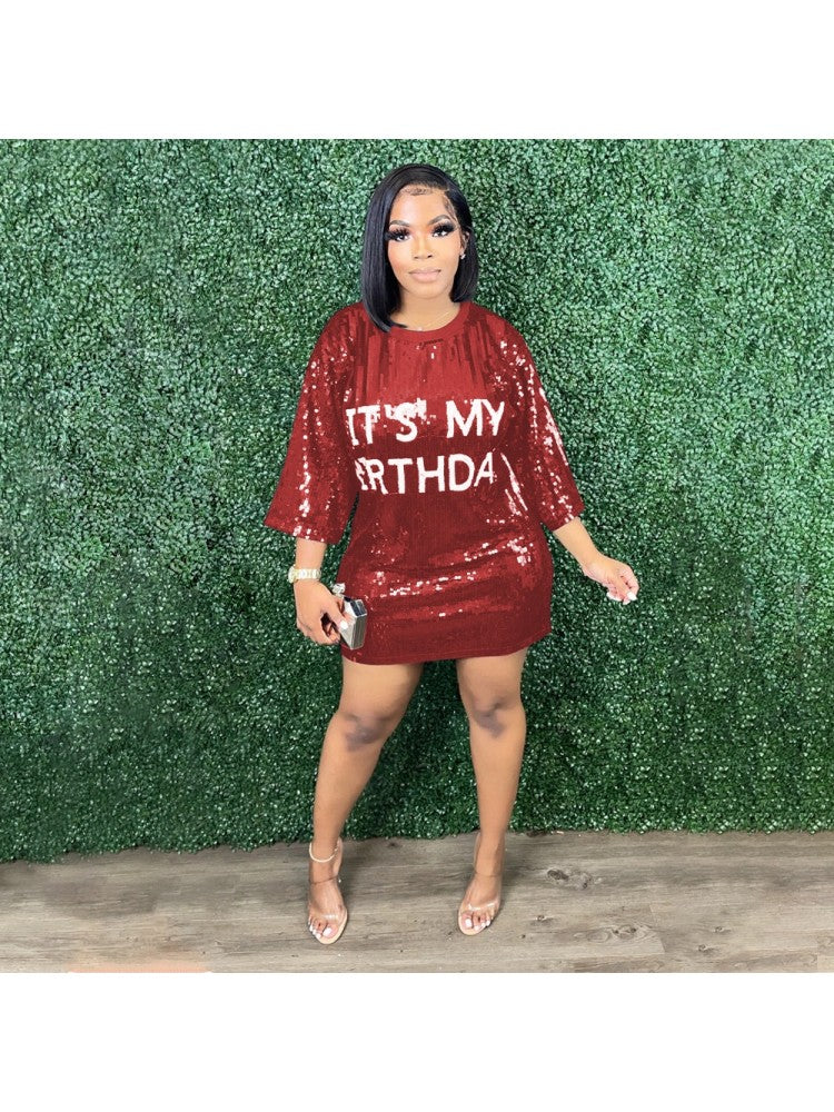 It’s My Birthday Shiny Dress