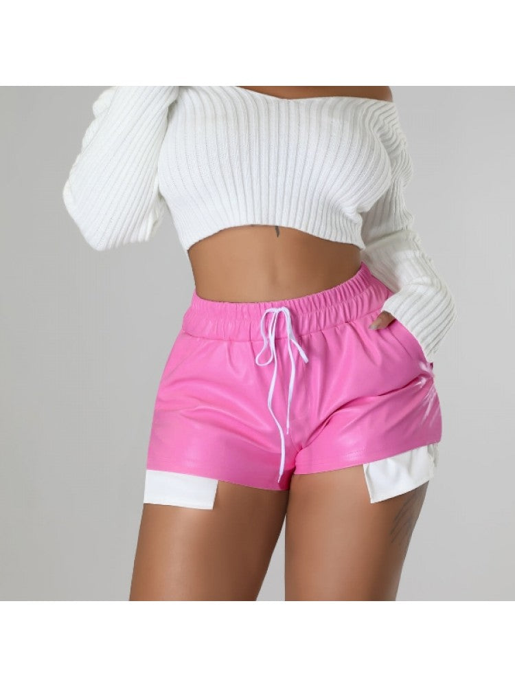 Summer Leather Shorts