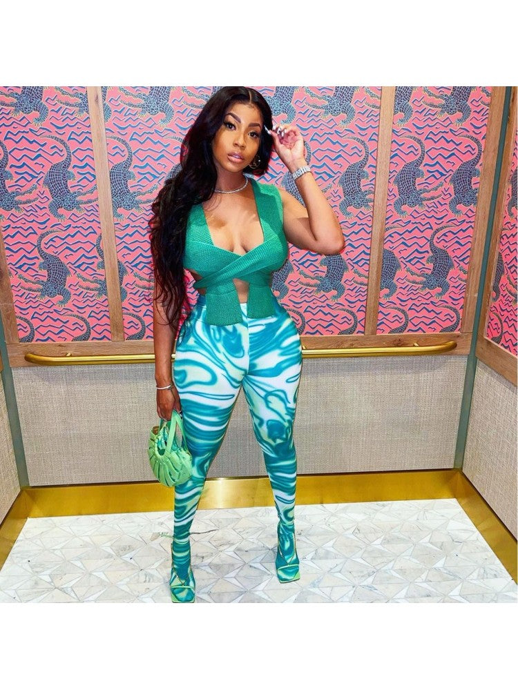 Illusion High Waist Pants