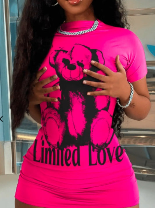 Limited Love Print Dress