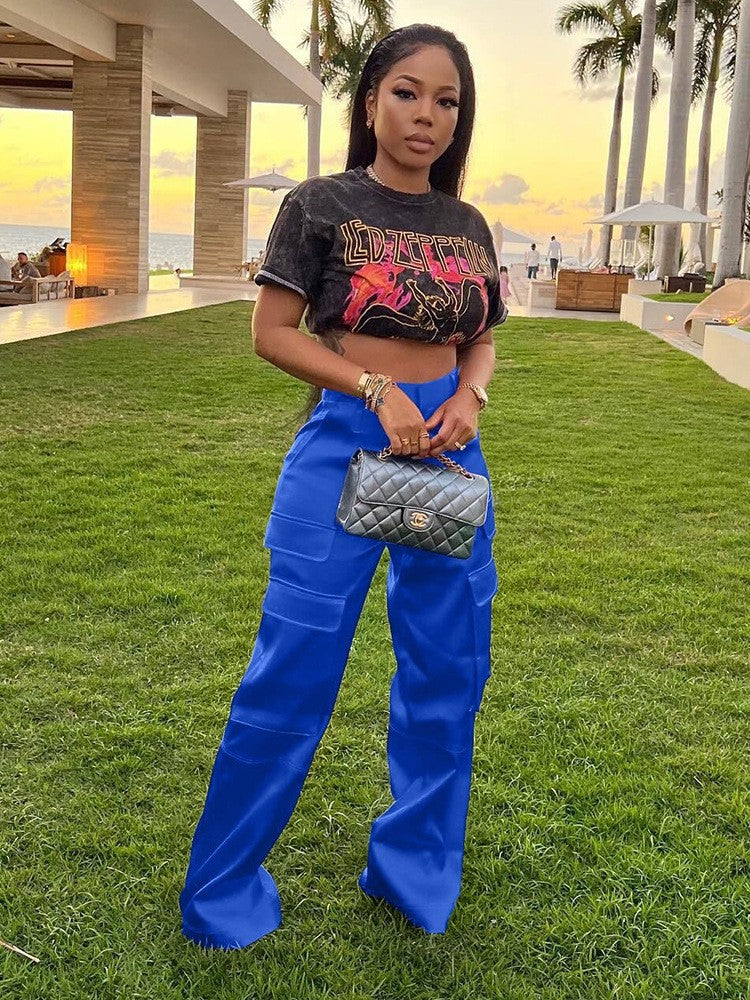 Pure Color Loose Pants