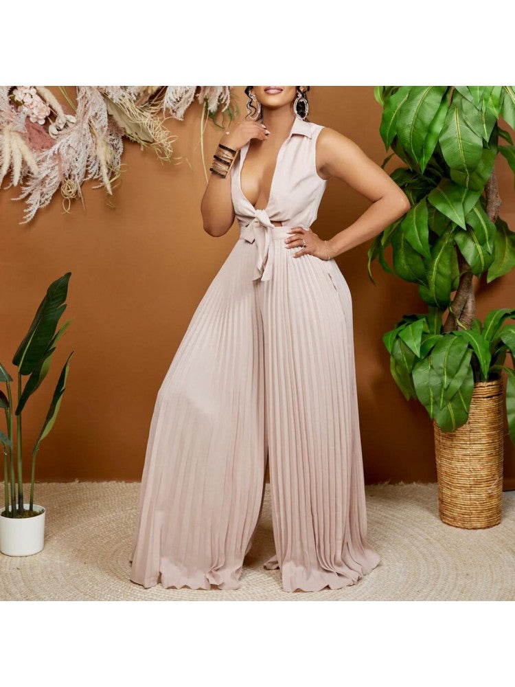 Sexy V Neck Jumpsuit