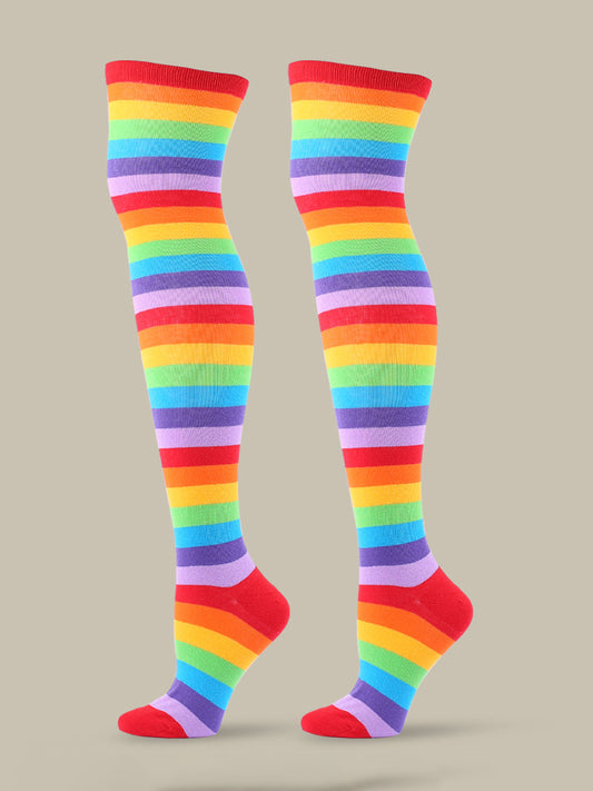 Long Rainbow Socks