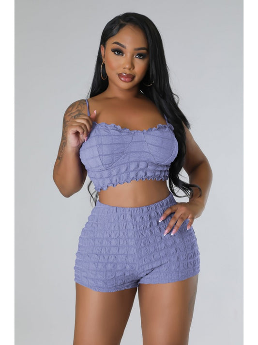 Casual Summer Sleeveless 2 Piece Set