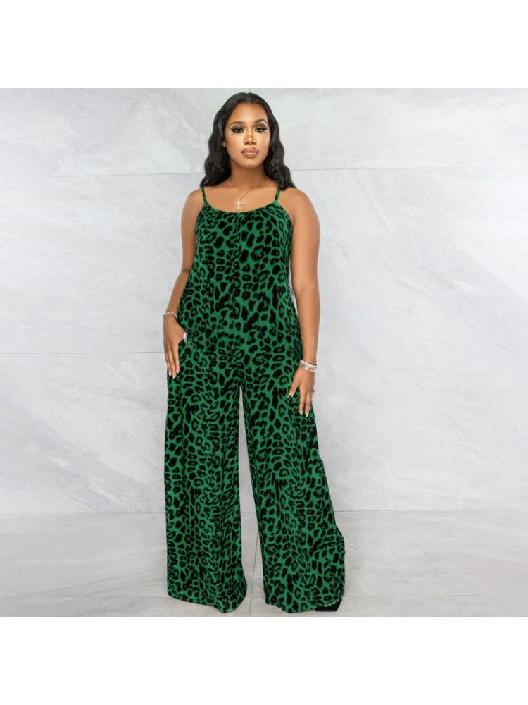 Leopard Print Jumpsuit