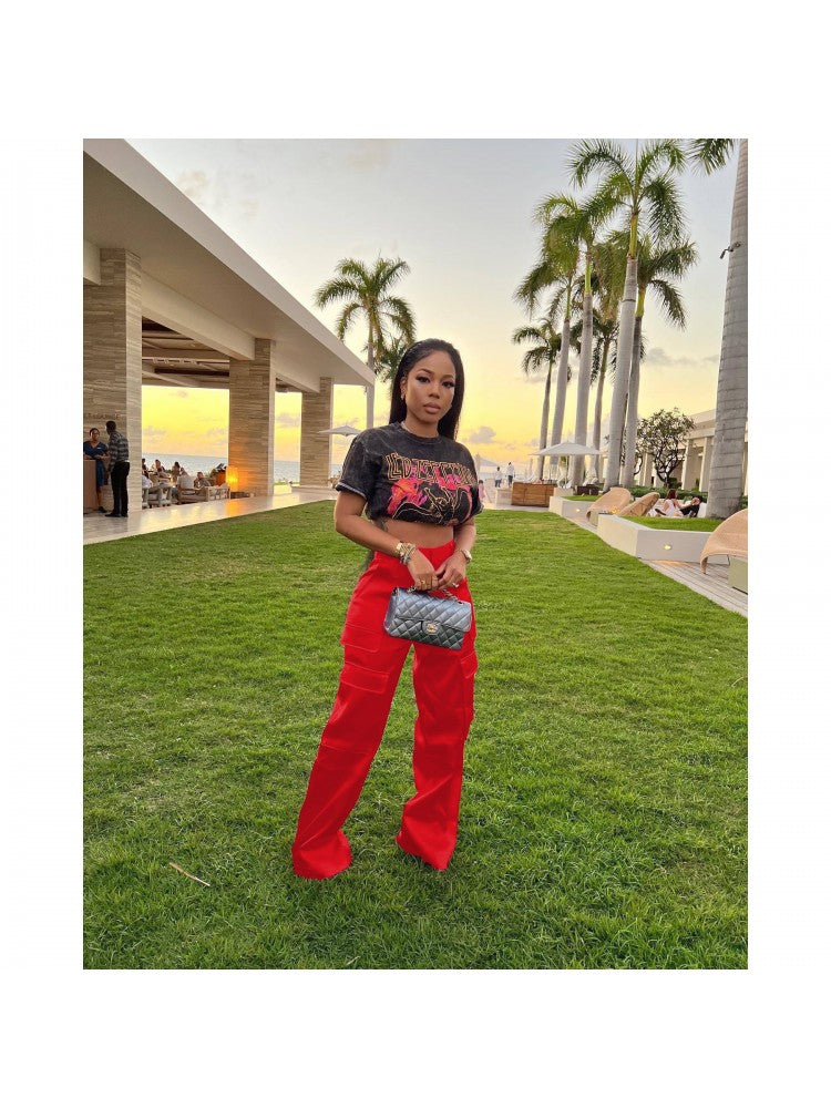 Pure Color Loose Pants