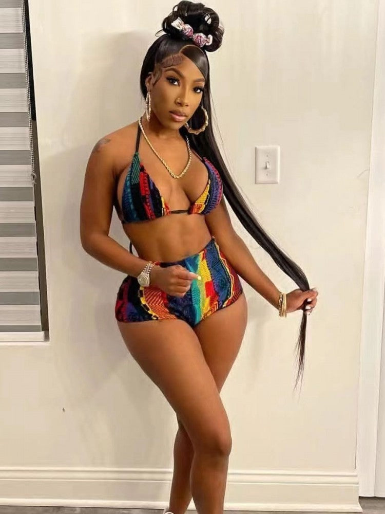 Sexy Printing Short Set