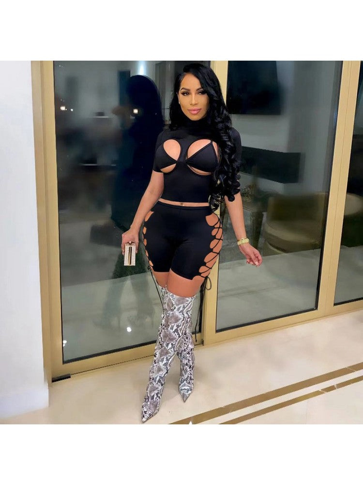 Sexy Hollowed Out Set