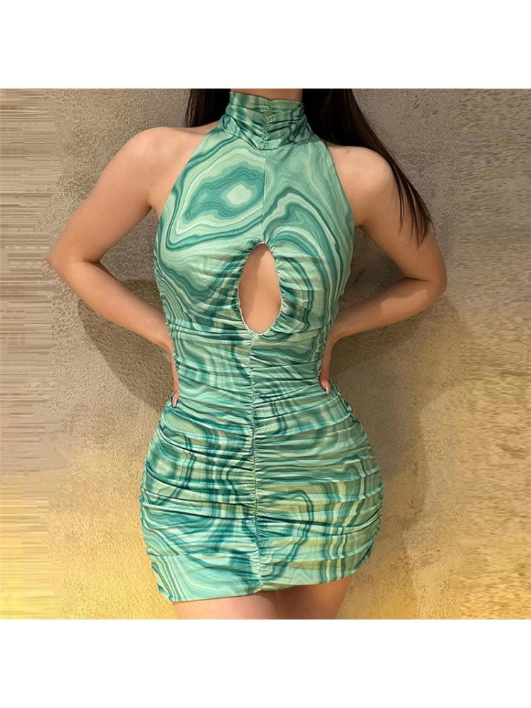 Cutout Backless Dress