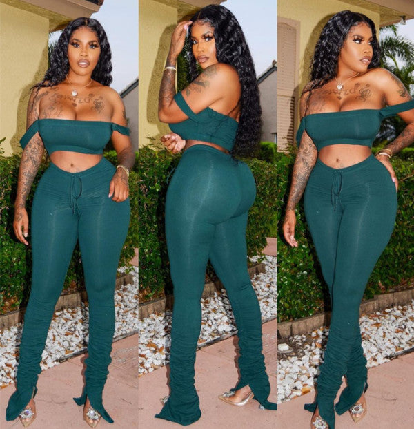 Off The Shoulder Strapless Set