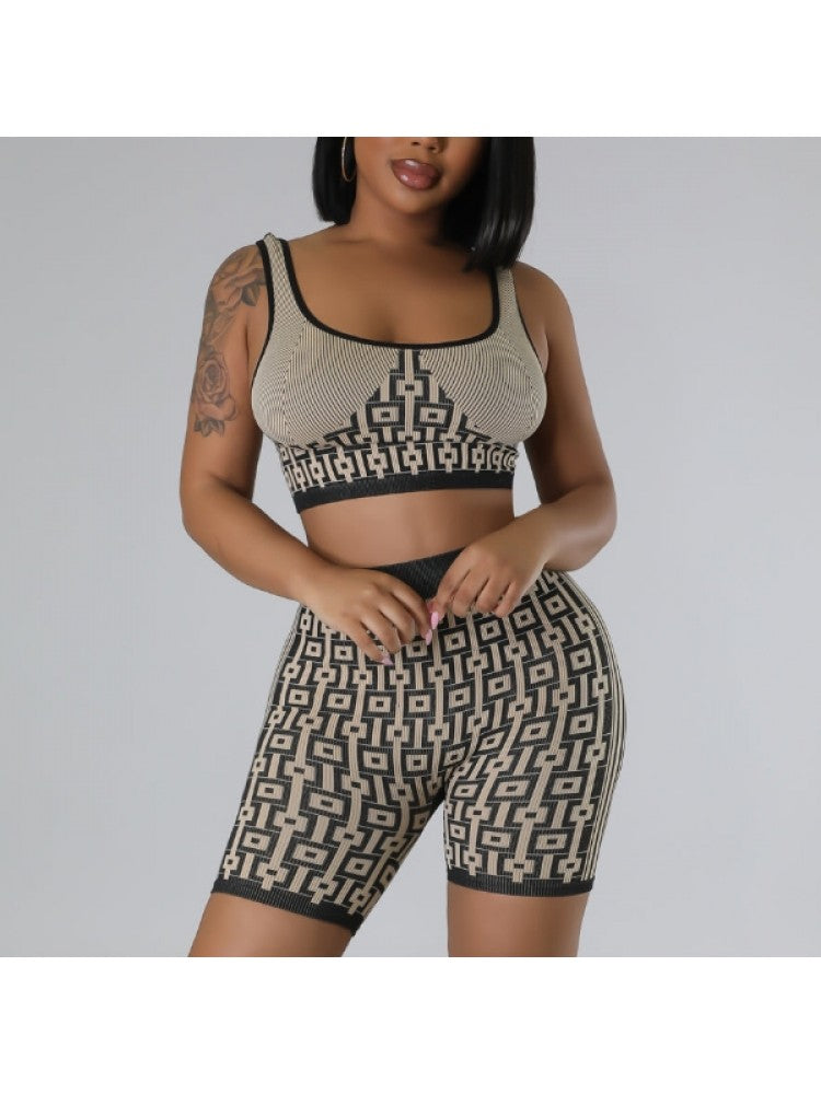 Crop Tank Top Set