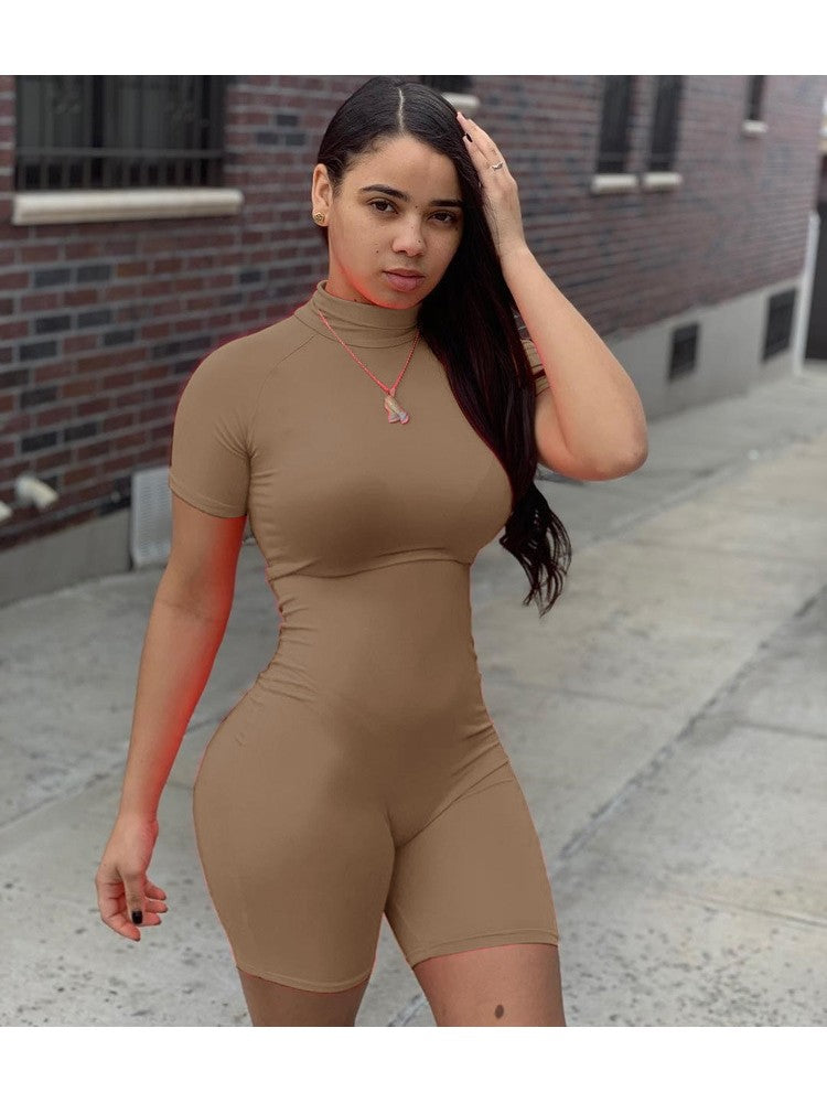 Pure Color Short Sleeve