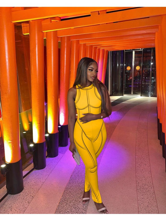 Crew Neck Trouser Set