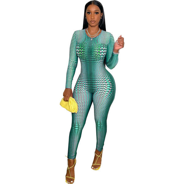 Snake Scaly Jumpsuit