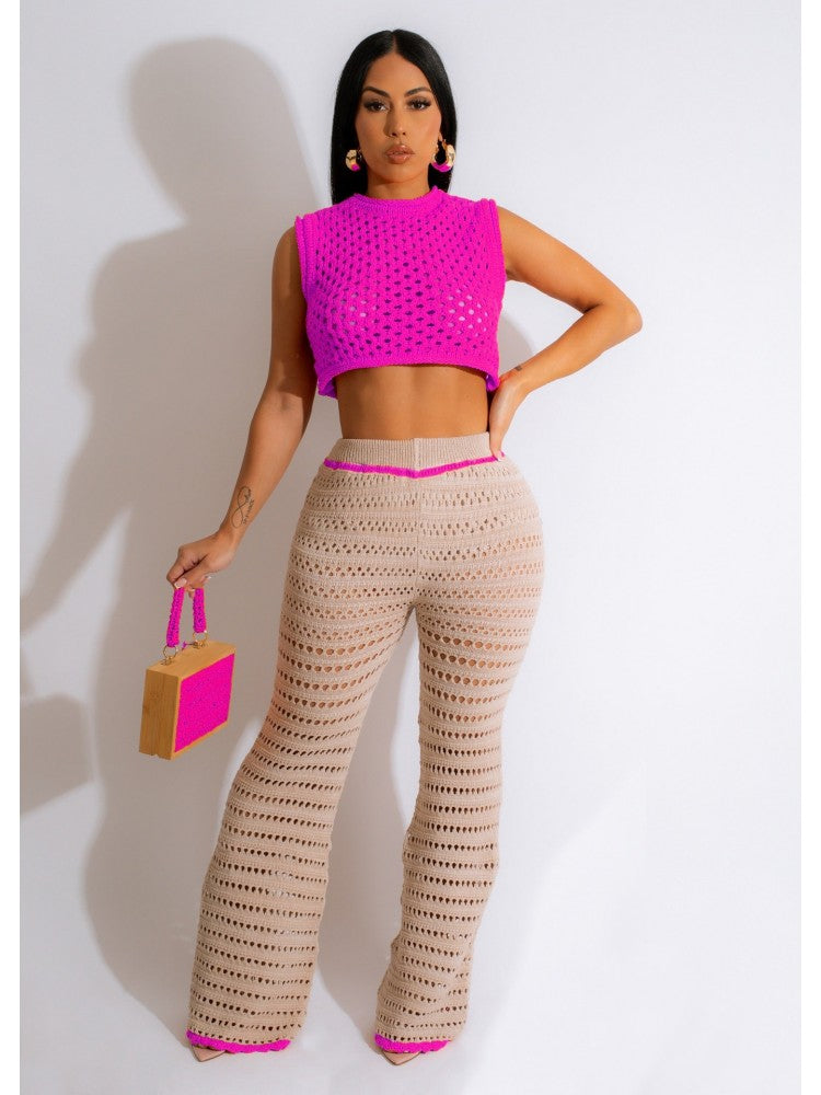 Knitted Trouser Set