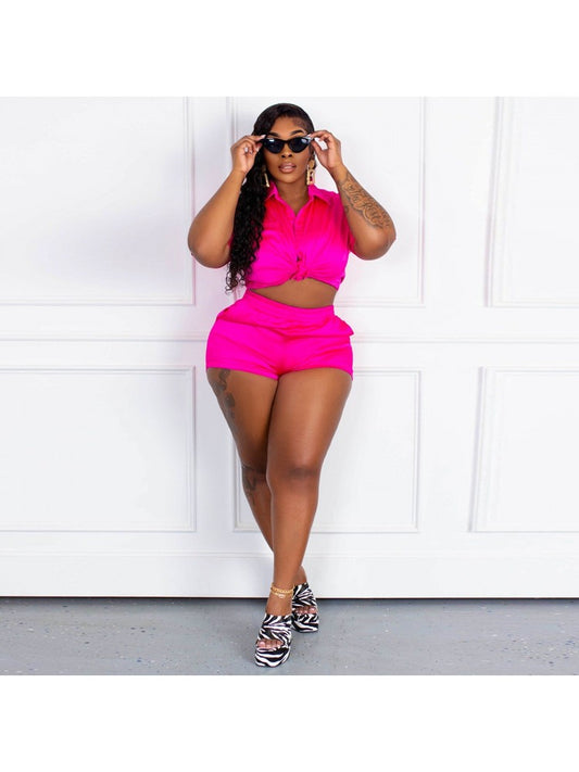 Plus Size Two-Piece Set