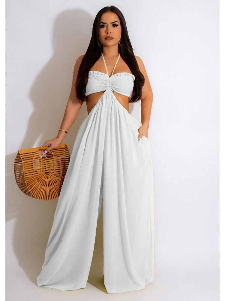 Beach time Hollow Jumpsuit