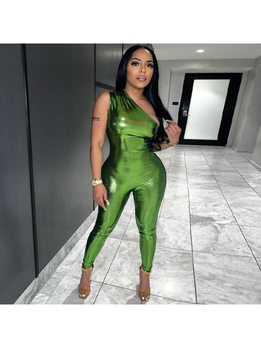 Sexy Glossy Jumpsuit