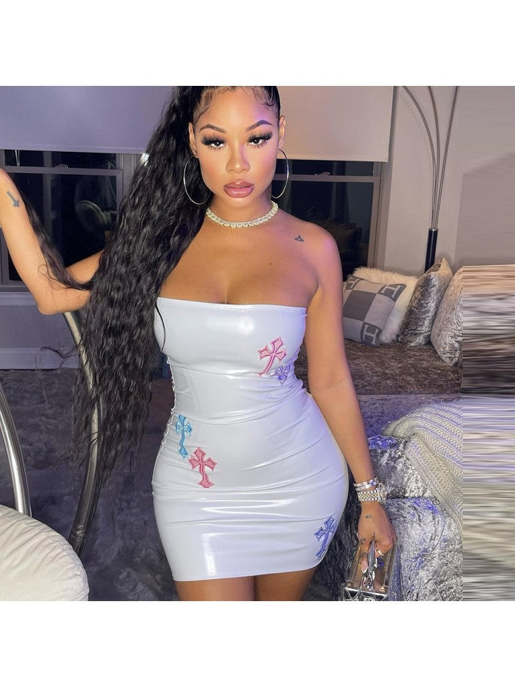 Sexy Cross Mini Dress