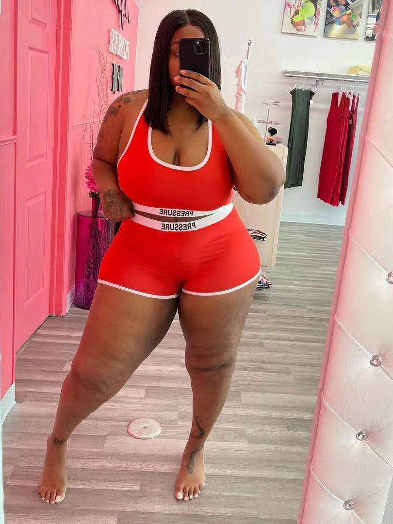 Plus Size Short Swimsuit