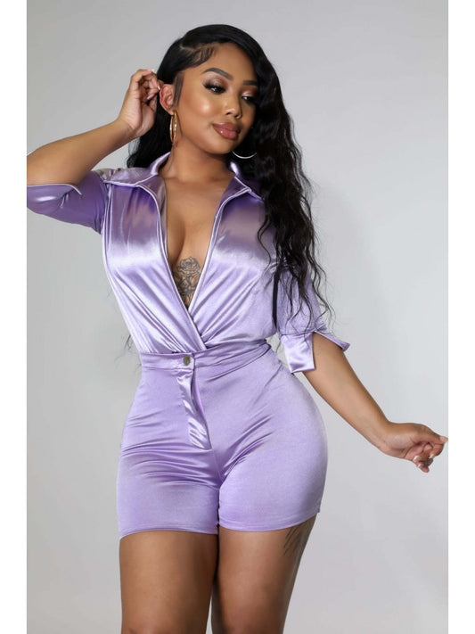 Gloss Bodysuit 2 Piece Set