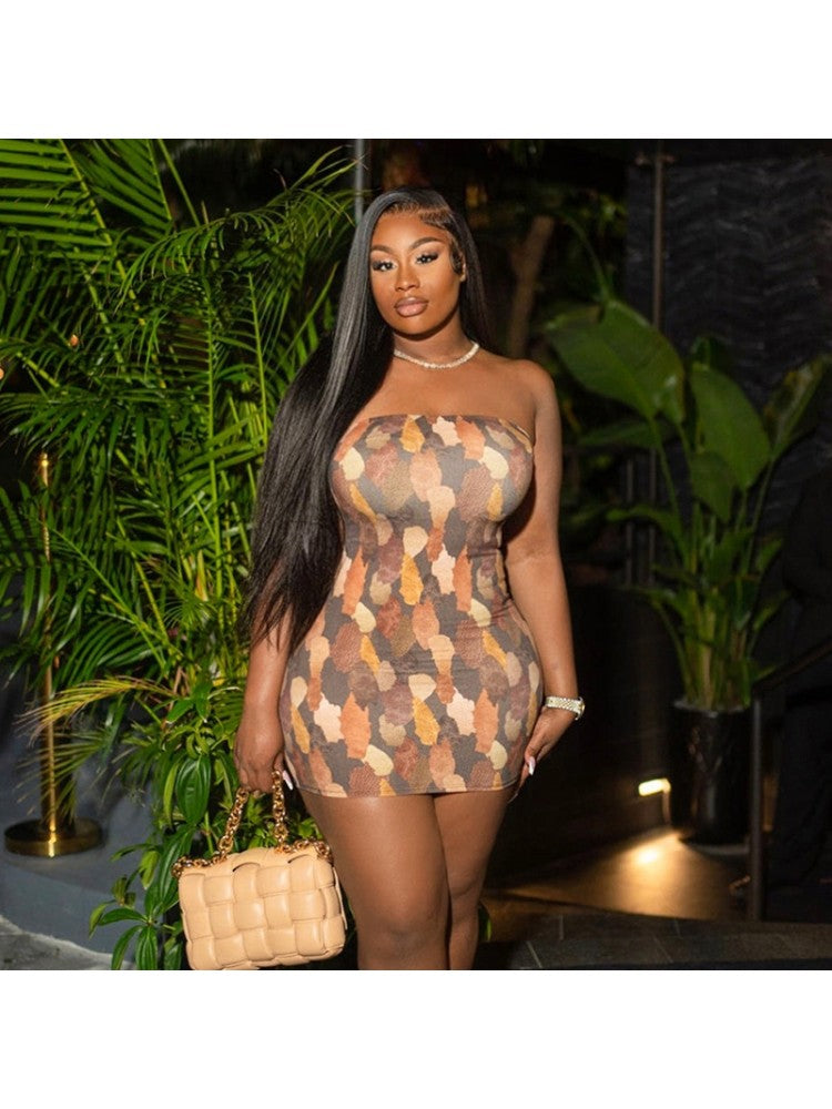 Different Shades of Brown Dress