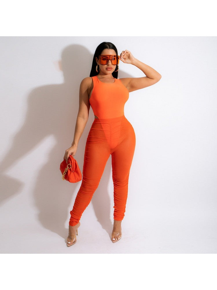 See Through Legging Set