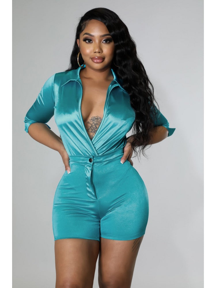 Gloss Bodysuit 2 Piece Set