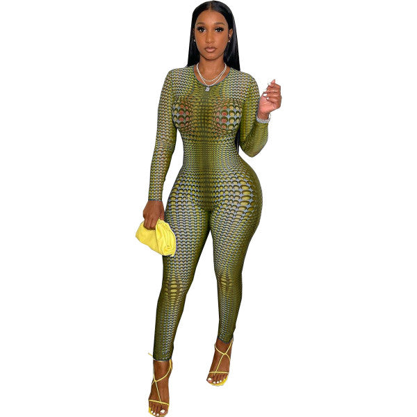 Snake Scaly Jumpsuit