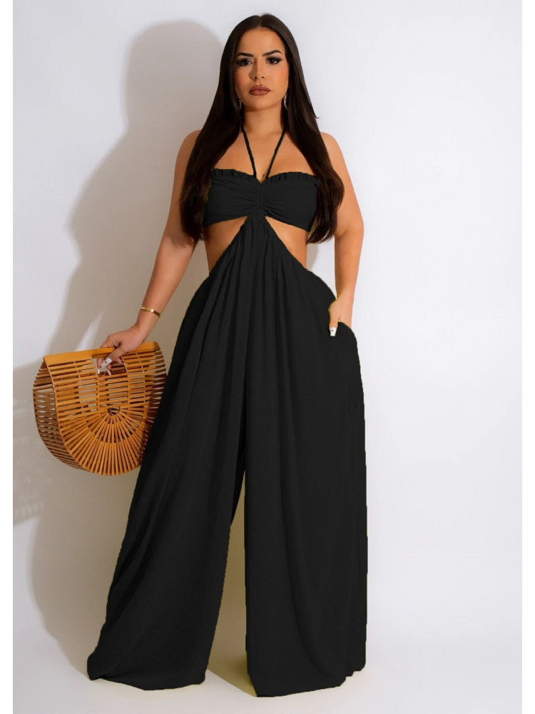 Beach time Hollow Jumpsuit