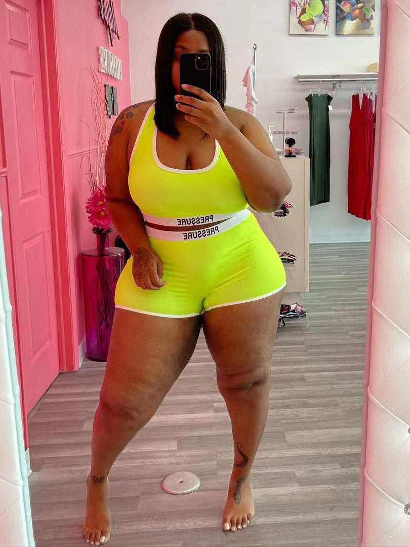 Plus Size Short Swimsuit