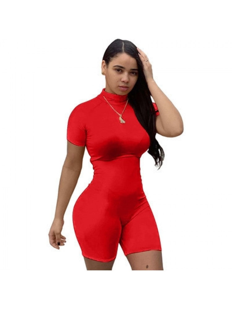 Pure Color Short Sleeve