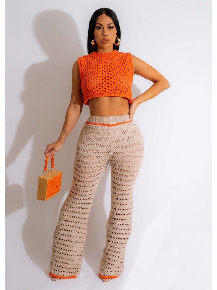 Knitted Trouser Set