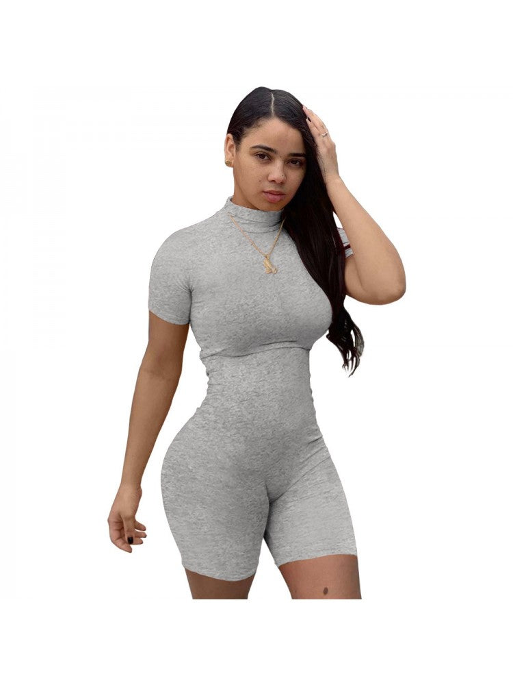 Pure Color Short Sleeve