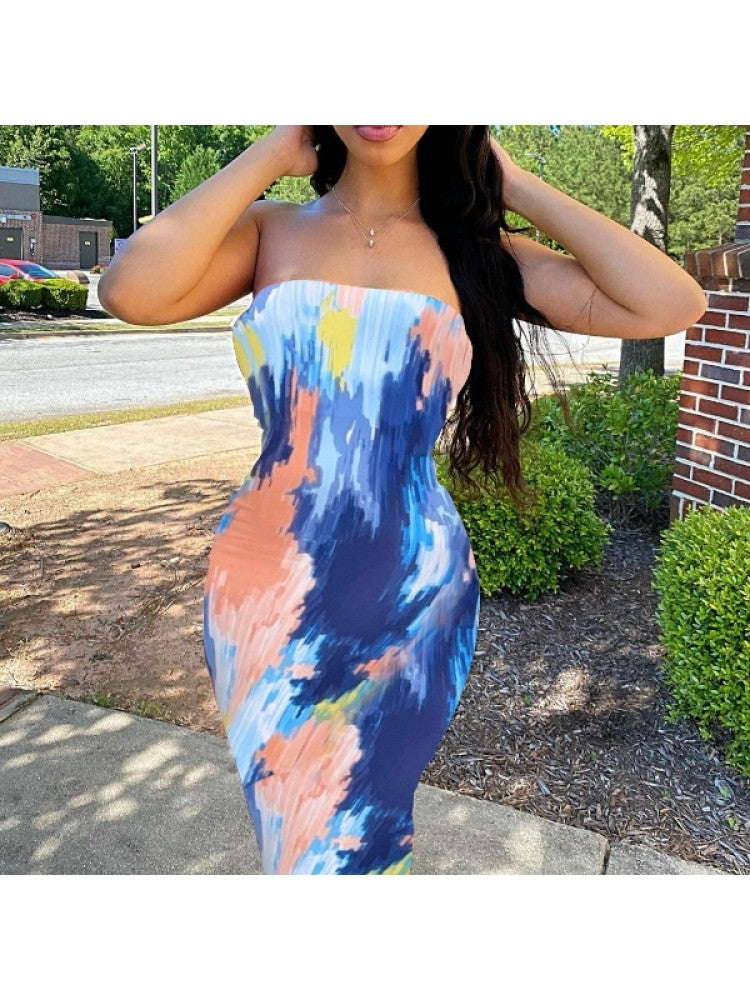 Strapless Maxi Dress