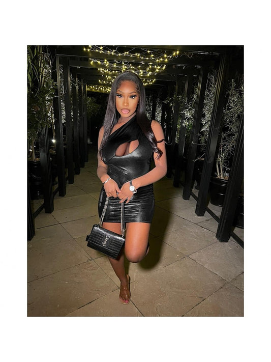 One Shoulder Mini Dress