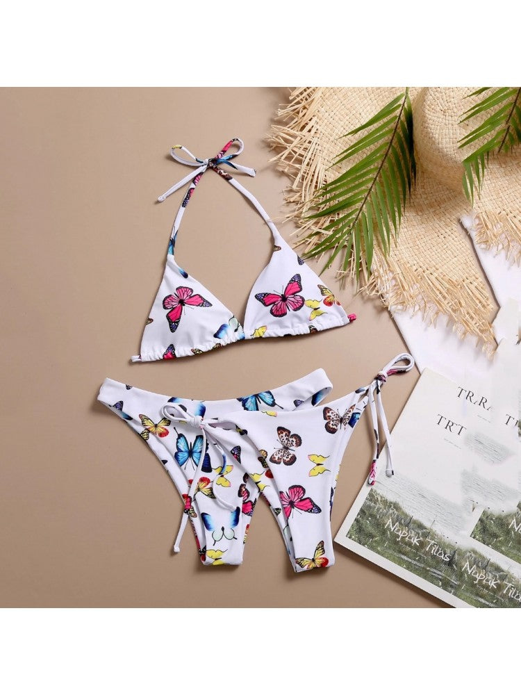 Butterfly Print Bikini