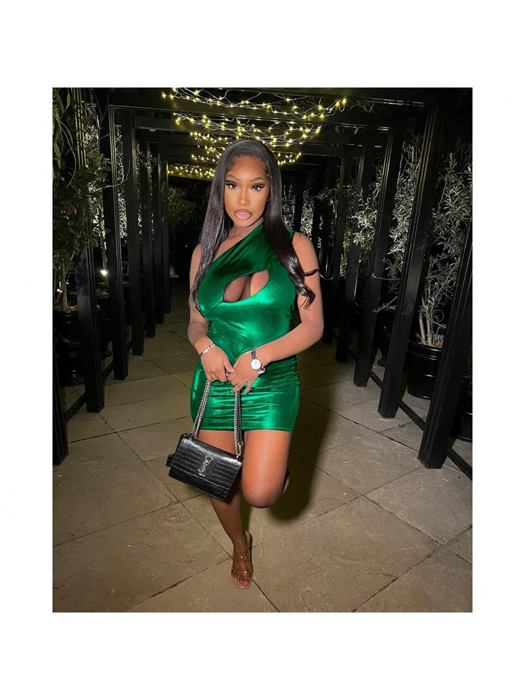 One Shoulder Mini Dress