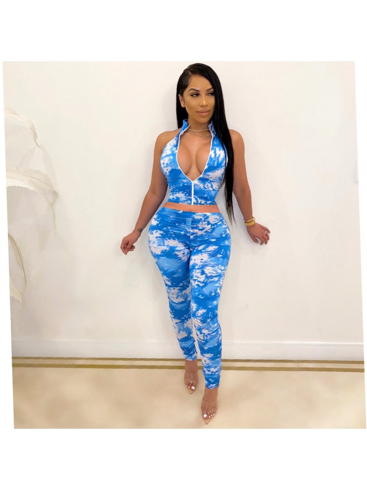 Tie Dye Trouser Set