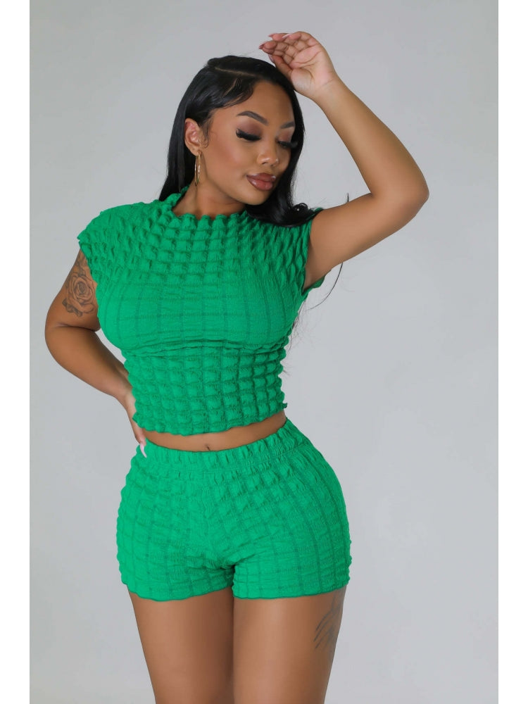 Pure Color Short Set