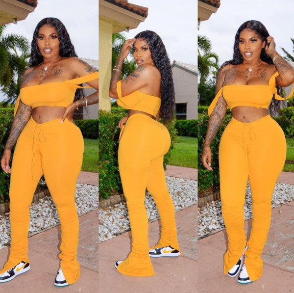 Off The Shoulder Strapless Set