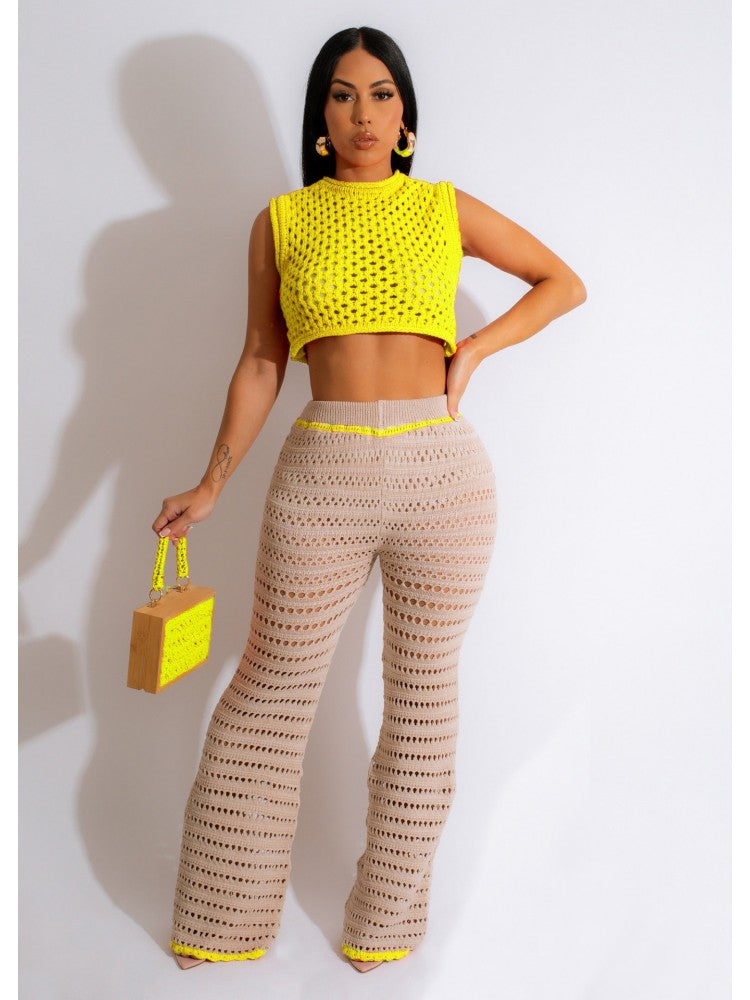 Knitted Trouser Set