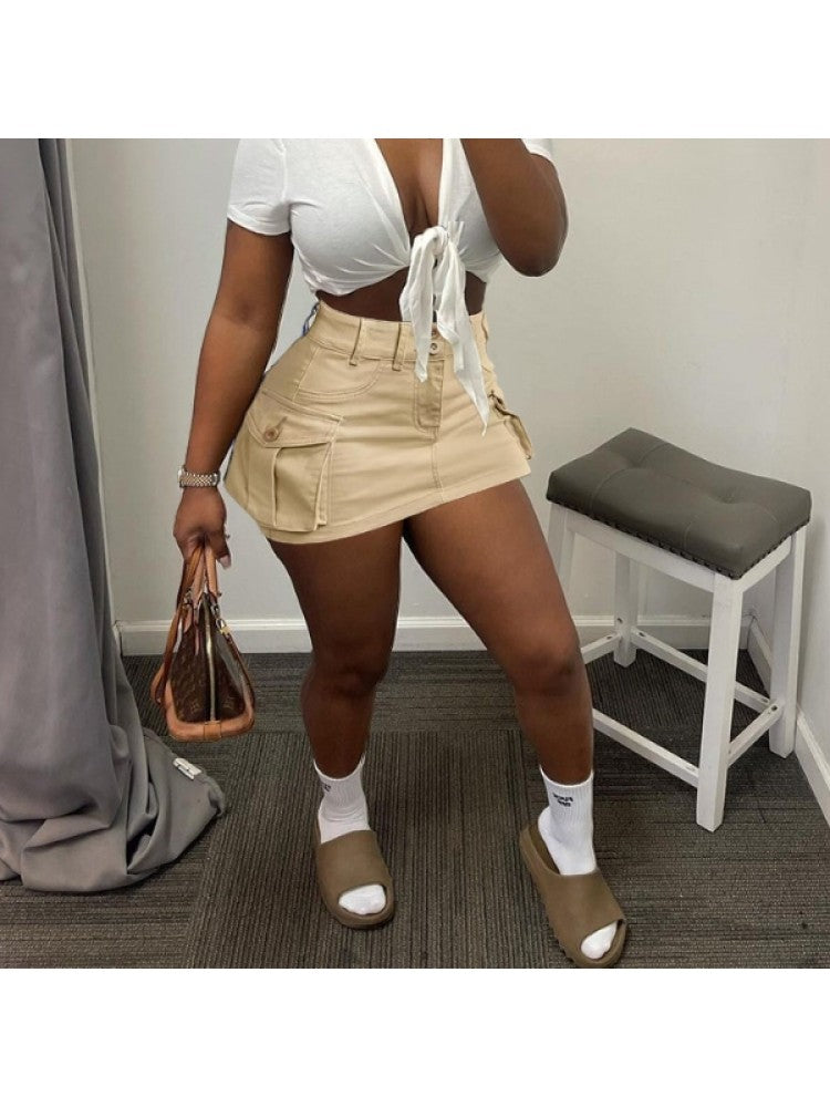 Cargo Mini Skirt