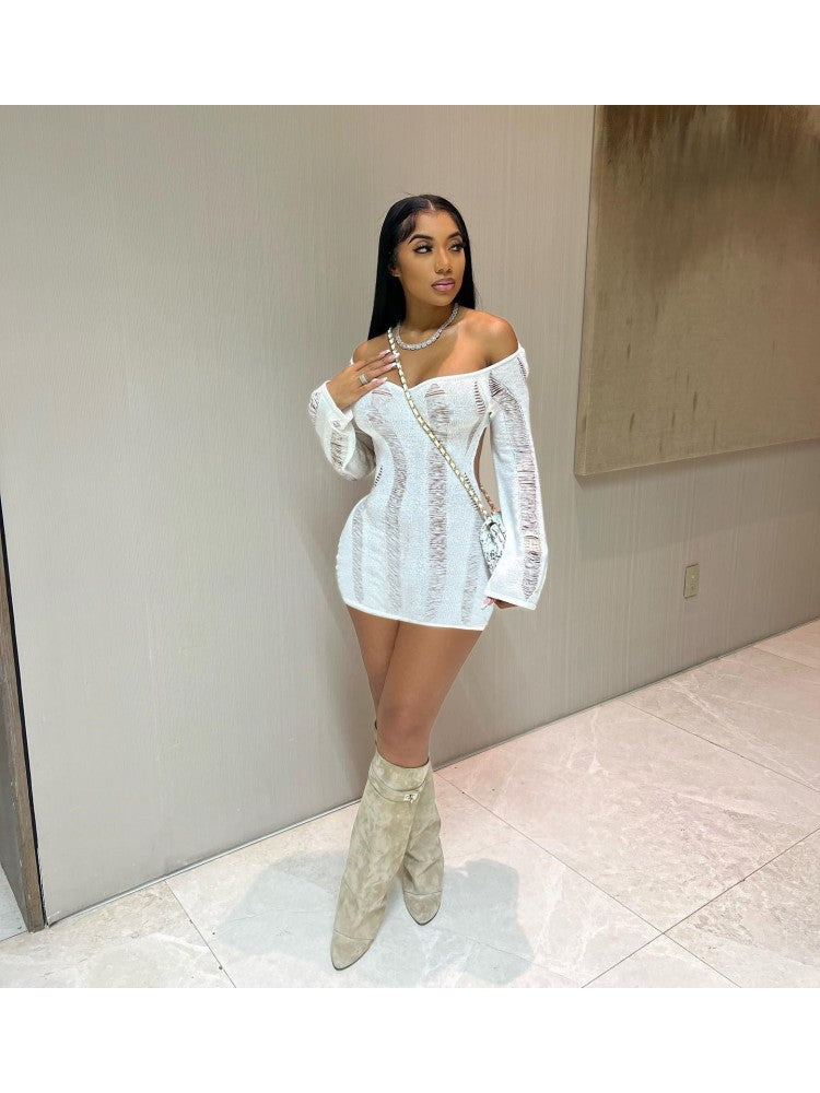 Hollow Backless Dress